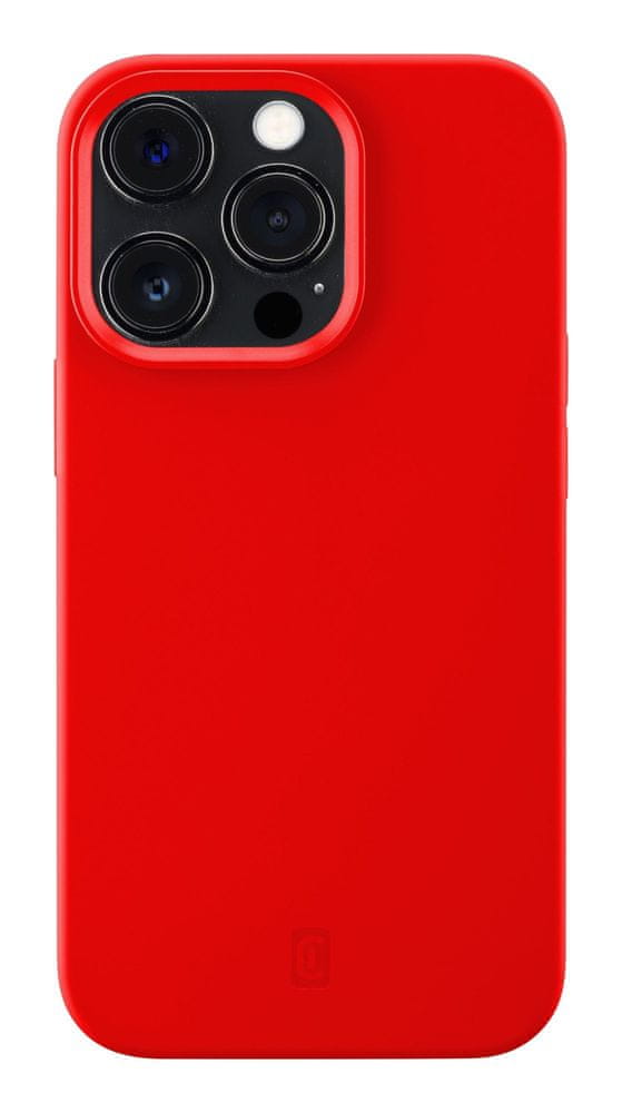 CellularLine Ochranný silikonový kryt Sensation pro Apple iPhone 13 Pro Max SENSATIONIPH13PRMR, červený