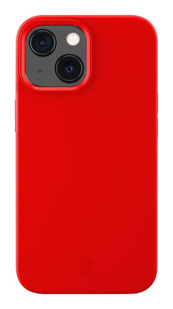 Levně CellularLine Ochranný silikonový kryt Sensation pro Apple iPhone 13 SENSATIONIPH13R, červený