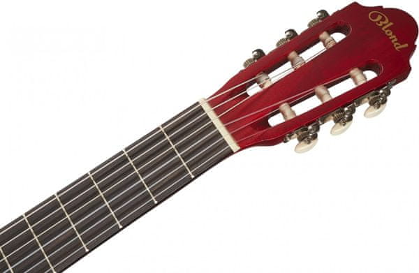  krásná akustická kytara blond cl-44 velké rezonantní tělo z lipové překližky standardní menzura ladicí mechanika blond 