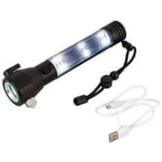JAF Capture Multifunkční Svítilna Solar Power Flashlight (526)
