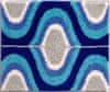 Karim Rashid Luxusní designová česká koupelnová předložka, KARIM 18 50x60 cm, modrá