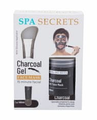 Xpel 140ml spa secrets charcoal gel, pleťová maska