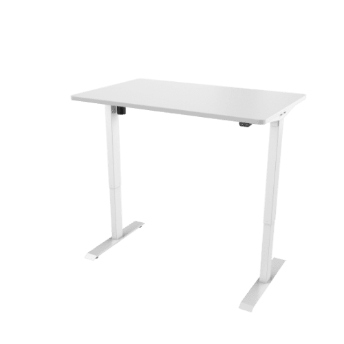 Delso Elektrický výškově nastavitelný stůl ADJUSTER 120x80cm, bílá podnož