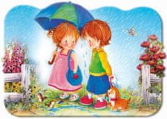 Puzzle Děti pod deštníkem - DĚTSKÉ PUZZLE