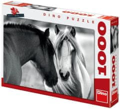 Dino Puzzle Černobílí koně