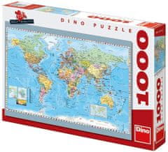 Dino Puzzle Politická mapa světa