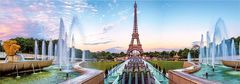 Dino Puzzle Pohled na Eiffelovku - PANORAMATICKÉ PUZZLE