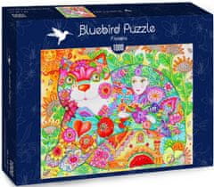 Blue Bird Puzzle Květiny
