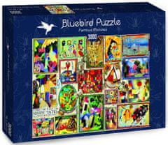 Blue Bird Puzzle Známé obrazy