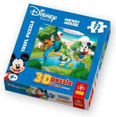 Puzzle Mickey Mouse - rybník - PUZZLE s 3D efektem