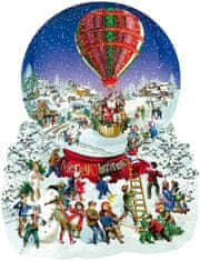 SunsOut Puzzle Vánoční balón - KONTURA PUZZLE