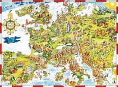 Puzzle Bláznivá Evropa