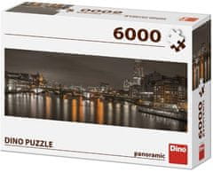 Dino Puzzle Londýn v noci - PANORAMATICKÉ PUZZLE