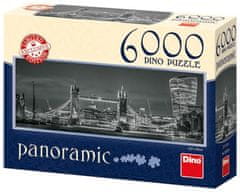 Dino Puzzle Světla Londýna - PANORAMATICKÉ PUZZLE