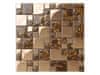 Mozaika kov-sklo zlatá lesklá MMS049 300x300 mm