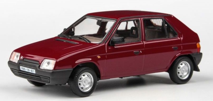 Abrex Škoda Favorit 136L (1988) 1:43 - Červená Apollo