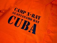 Motohadry.com Vězeňská košile Cuba oranžová THKV003, M