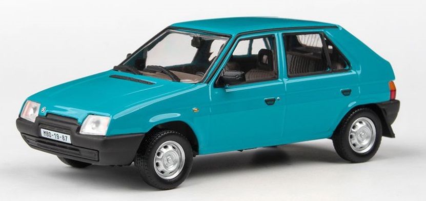 Abrex Škoda Favorit 136L (1988) 1:43 - Modrá Jadran