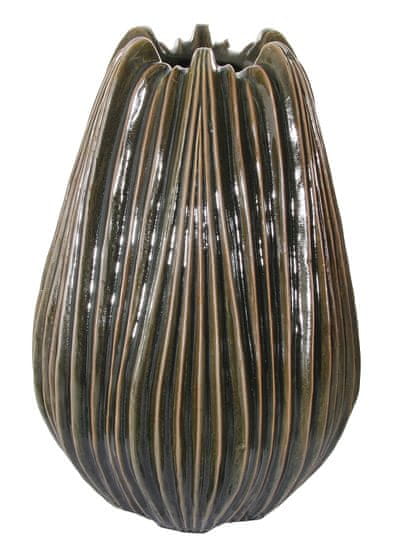 Shishi Keramická váza hnědá 32 x 44 cm