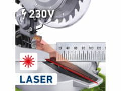 Extol Craft Pila pokosová s laserem, 210mm, 1450W