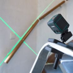 VONROC VONROC Křížový laser | Zelený - samonivelační - dosah 18 metrů