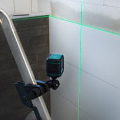 VONROC VONROC Křížový laser | Zelený - samonivelační - dosah 18 metrů