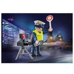 Playmobil Policista s radarem , Policie, 11 dílků