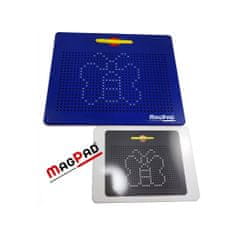 MagPad Magnetická kreslící tabulka Magpad Big 714 kuliček - Modrá