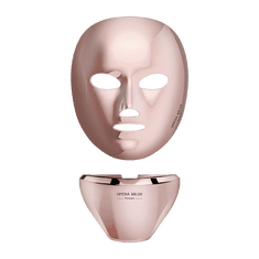 Lebody Opera Milux Premium. Anti-age LED maska pro péči o pleť obličeje a krku. Léčba akné, zaníceného akné a mastné pokožky. Vesmírná technologie na metabolické omlazení obličeje a léčbu zaníceného akné.