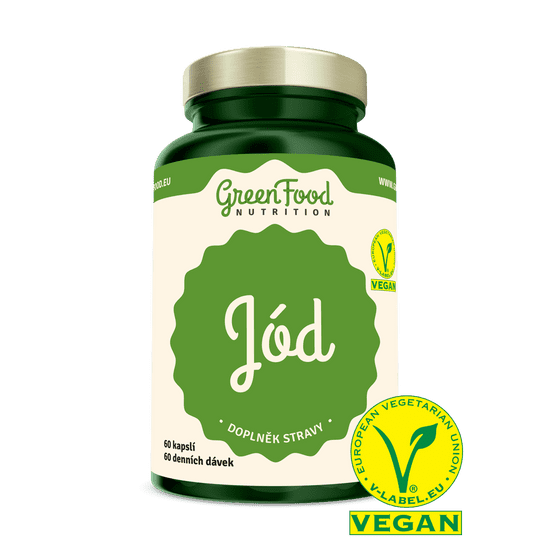 GreenFood Nutrition Jód 60 kapslí