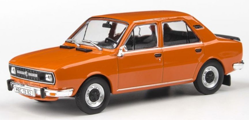 Levně Abrex Škoda 120L (1982) 1:43 - Oranžová brilantní
