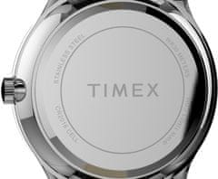 Timex Easy Reader 40mm TW2T71800, stříbrné s koženým řemínkem