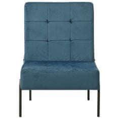Vidaxl Relaxační židle 65 x 79 x 87 cm modrá samet