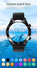 Wotchi Smartwatch WO21BKS - Black Silicon