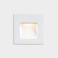 KOHL LIGHTING KOHL-Lighting AGATAR zapuštěné svítidlo do zdi 70x70 mm bílá 3 W CRI >80 3000K Non-Dimm