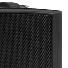 Vidaxl Nástěnné stereo reproduktory 2 ks černé indoor outdoor 120 W