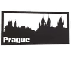 MAJA DESIGN Dřevěný obraz - PRAGUE - černý
