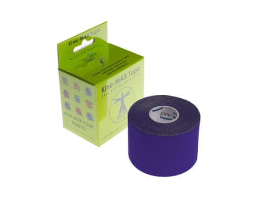 Kine-MAX Tape Super-Pro Rayon - Kinesiologický tejp - Fialový