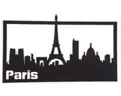 MAJA DESIGN Dřevěný obraz - PARIS - černý