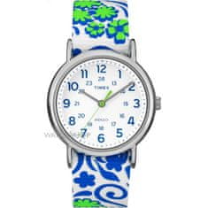 Timex Weekender Reversible Floral Silver TW2P90300