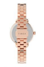 Timex Standard Demi 30 mm TW2U60700, růžovozlaté s ocelovým řemínkem 