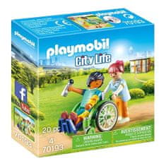 Playmobil Pacient na vozíku , Život ve městě, 20 dílků