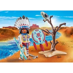 Playmobil Náčelník indiánů , Figurky, 6 dílků