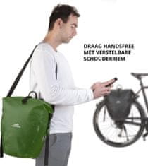 Dutch Mountains Taška na kolo Bicycle Bag Single Rear Green