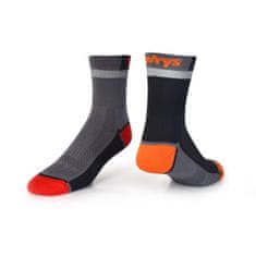 Ponožky Vavrys Cykloponožky s reflexním pruhem 2-pack šedá|37-39