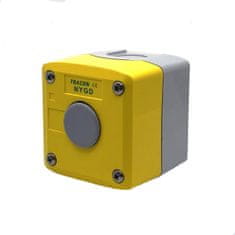 Tracon Electric Krabicová sestava k tlačítkům žlutá - 1x otvor 70x90x65mm