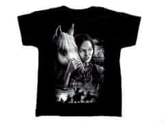 Motohadry.com Dětské tričko s potiskem koně TDKR 007, 6-8 let