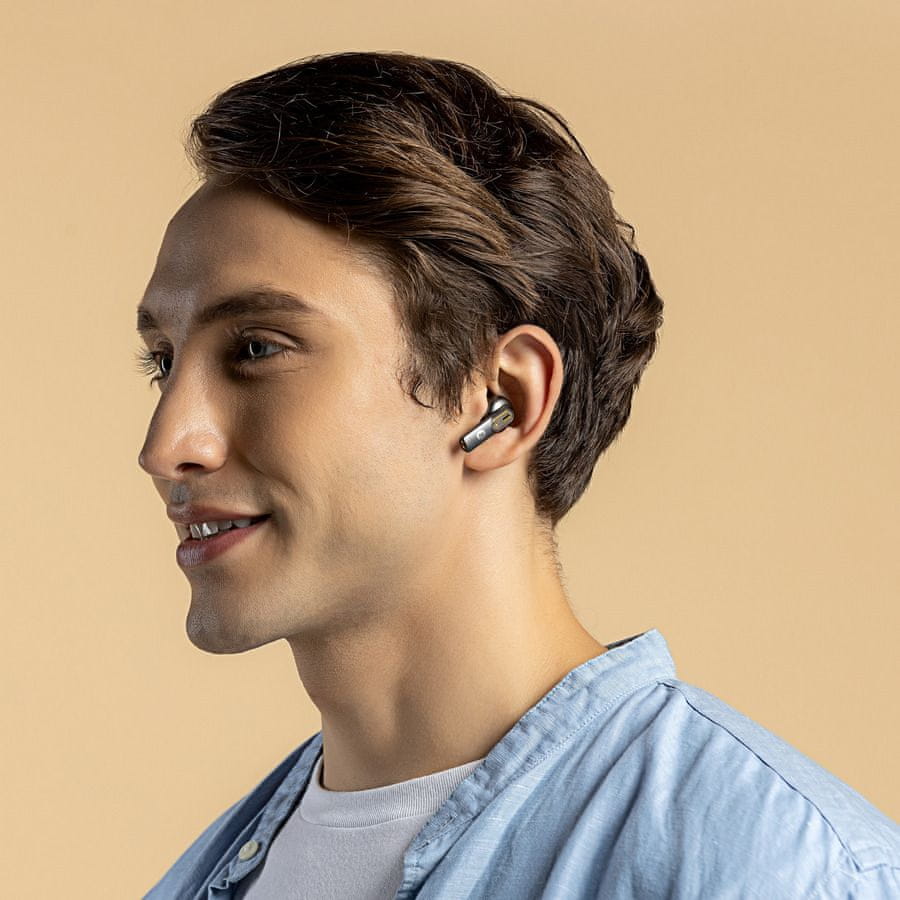  moderní bezdrátová sluchátka intezze cliq 10mm dynamické měniče Bluetooth 5.2 detailní zvuk stylové nabíjecí kovové pouzdro provoz až 40 h handsfree mikrofony s potlačením okolních hluků čip qualcomm 3040 kodek aptx dotykové ovládání tws provedení špunty do uší velice pohodlná  