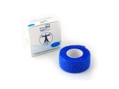 Kine-MAX Cohesive Elastic Bandage - Elastické samofixační obinadlo (kohezivní) 2,5cm x 4,5m - modré