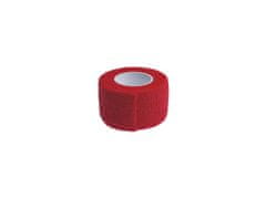 Kine-MAX Cohesive Elastic Bandage - Elastické samofixační obinadlo (kohezivní) 2,5cm x 4,5m - červené